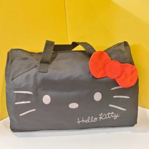 Hello Kitty Black and Red Duffel Bag - Picture 1 of 3